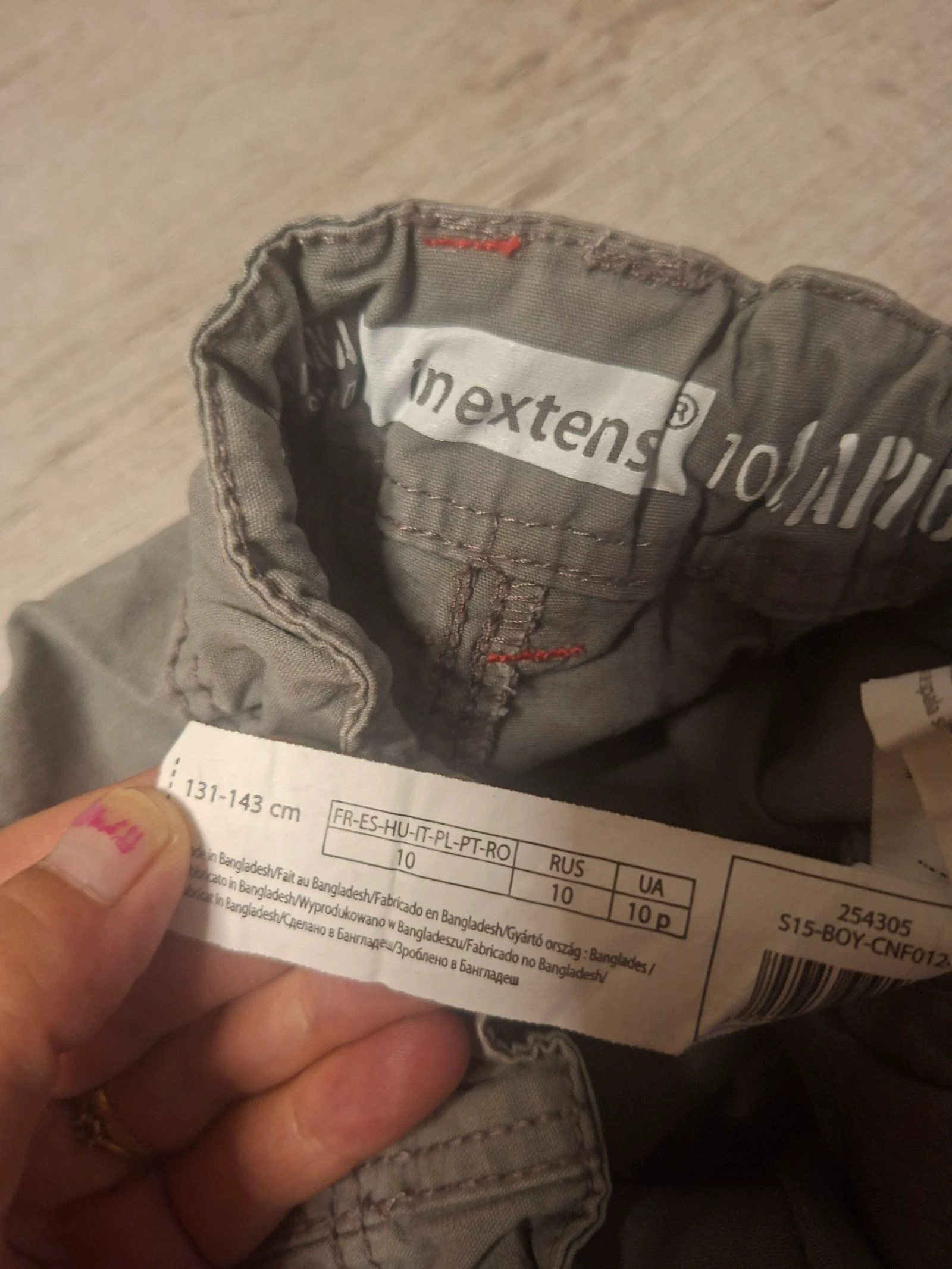 🌷F4-08🌷Pantalón 3/4 cargo para niño EN EXTENSO – Talla 10 años (131-143 cm) – Estilo aventurero y cómodo🌷 – photo 3